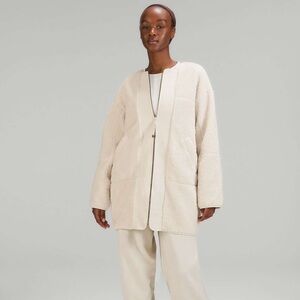 Lululemon Collarless Textured Fleece Full-zip